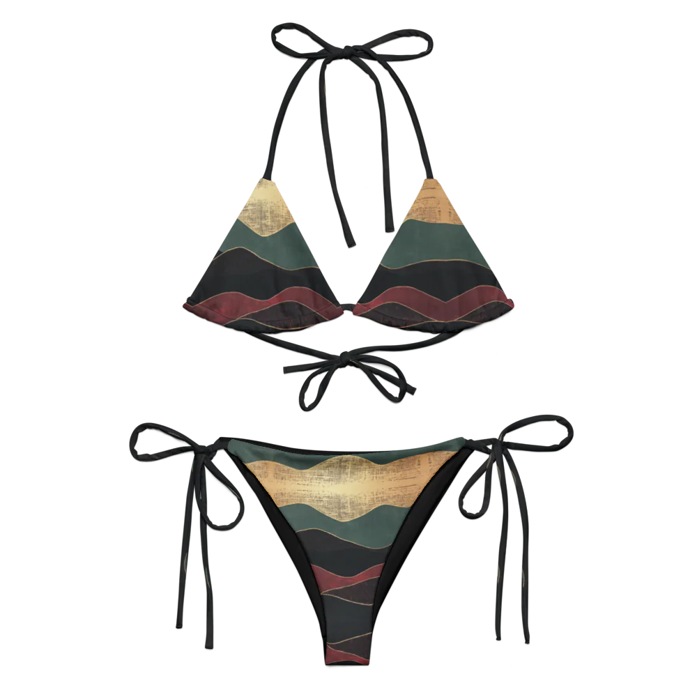 arabian sunset string bikini set
